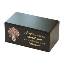 Pet Cremation Box with Memorial Word Small Animal Ashes Box