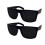 2-pack XL polarized sunglasses for men with wide frames, fits large heads. 1