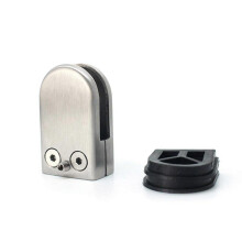 (5-8mm, 4PCS) Glass Clamps 4/8pcs Stainless Steel Glass Clamps Adjustable Glass Bracket Flat