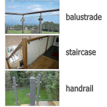 (9-14mm, 4PCS) Glass Clamps 4/8pcs Stainless Steel Glass Clamps Adjustable Glass Bracket Flat