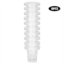 Innovative Gartenlösungen, Hydroponik-Netztöpfe mit atmungsaktivem Design, robuste Pflanzkörbe, ideal für Ihre Balkonoase (10 Stück)