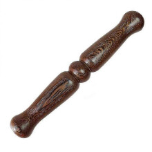 1pc Tai Chi Ruler Solid Wood Tai Chi Stick Kungfu Exercise Equipment (coffee)-Good