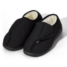(L 42-43) Adjustable Deformation Cotton Slippers For Swollen And Wide Feet In Autumn And Winter