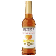 Matteos Sugar Free Coffee Syrup Caramel 750ml