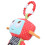 Multi Function Baby Cart Hanging Plush Robot Doll with Teether Pendant 10x34cm 9