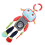 Multi Function Baby Cart Hanging Plush Robot Doll with Teether Pendant 10x34cm 16