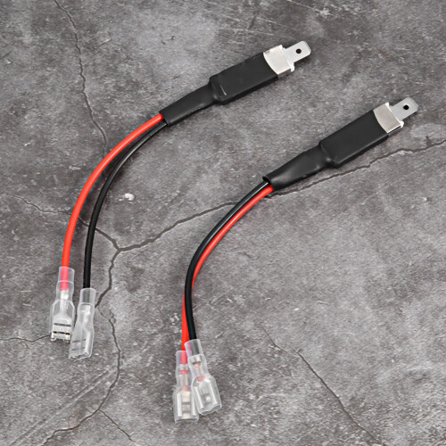 H1 LED Headlight Wiring Adapter Cable Holder Set 2pcs for Durable Connection 2