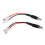 H1 LED Headlight Wiring Adapter Cable Holder Set 2pcs for Durable Connection 10