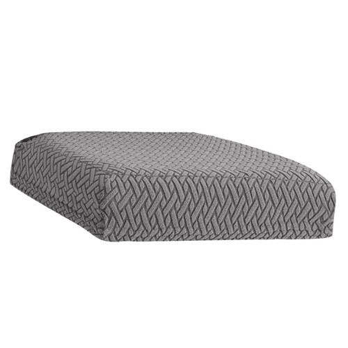 Elastics Dining Seat Cover Spill Guards Fabric for-Medium gray