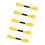 High Contrast Fabric Crosses Stitching Set With Safe-Yellow 1