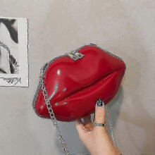 Mini Bags for Women 2022 New Fashion All-match Women's Shoulder Bag Pu Solid Color Zipper Crossbody Patent Leather Lip Chain Bag