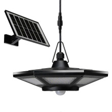 (1) 5/6- Leaf Solar Pendant Lights Indoor Shed Light IP65 Waterproof Outdoor Light with Remote Control for Shop Garage