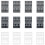 4 Sheets Adhesive Light Blocking Sticker For-Black PVC 2