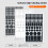 4 Sheets Adhesive Light Blocking Sticker For-Black PVC 5
