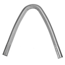E12935 Silber 600 mm Auspuffrohr 24 mm Schalldämpfer-Set