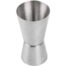 Double Cocktail Jigger Stainless Steel Bar Measuring Cup 15/30ml Dual Spirit Measure Replacement Jigger Bar Tool