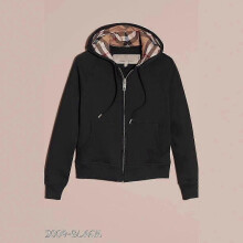 (2XL, Black) High Quality Original Single Hoodie British Style Hooded Men's Women's Pullover Women's Jacket Full Cardigan Zipper Coat