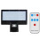 (Warm white) 90 Led Remote Solar Lights Outdoor Night Sensor 3 Lighting Modes with Mounting 1
