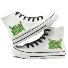 (39) Singer Billie Elish's breathable high-top canvas shoes for couples and teenagers.