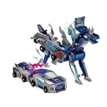 Magic Transformation Super Combination Car Toy 2 in 1 Kids Magnetic Collision Transforming Car Diy T