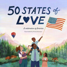 50 States of Love by Anna Aronson Hardcover Book