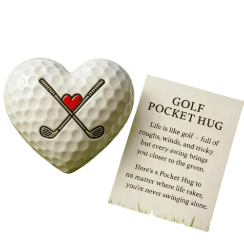 Heartfelts Golf Progress Reminder Resin Charm Bag Or As-A