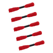 Tissu à coutures croisées à contraste élevé, mélange de-Rouge