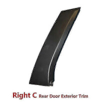For Suzuki S-Cross SX4 Cross 2013-2022 Front Rear Door Moulding Trim Panel Decoration Posts Cover Outer Pillar Garnish Trim
