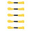 Fournitures de couture de croix en polycoton, lots-Jaune 1