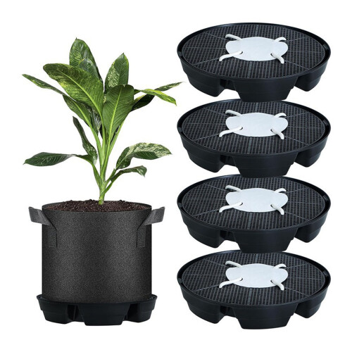 4pcs Nonwoven Plant Saucers Automatic Moisture Controls Reusable 1
