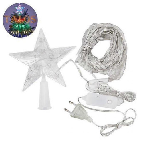 (multicolor) Christmas Tree Cascading Twinkle Lights 8 Modes Adjustable Timer Function Waterproof Easy to Install Cascading Tree Twinkle Fairy Lights