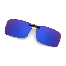 Deep Blue Film-unisex Clip-on Polarized Sunglasses Suitable for Outdoor/driving/fishing Ordinary Glasses Outdoor/driving/fishing Sunglasses