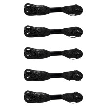 Ensemble d'artisanat en tissu à coutures de croix en-Noir