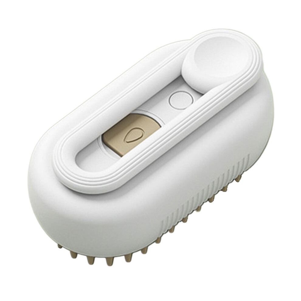 Cat Grooming Brush Comb for Remove Loose Hair-porcelain white