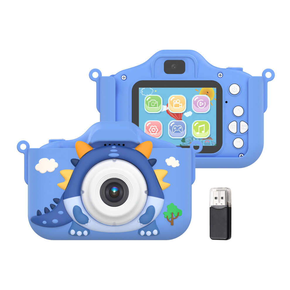 Kids Digital Camera 2.0" Ips Screen 48M Photos 1080P Video 32Gb In Blue/Green/Pink 4601363981713