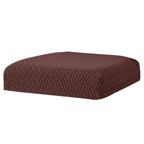 Housse de chaise de salle à manger élastique,-Café profond