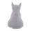 Cute Cat Back Shadow Toy Pillow Decorative Cat-grey 70cm 1