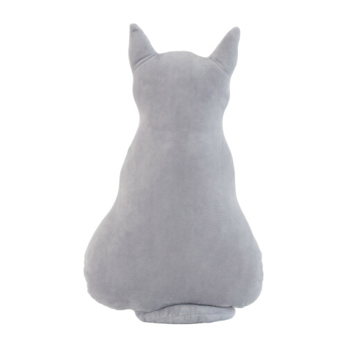 Cute Cat Back Shadow Toy Pillow Decorative Cat-grey 70cm