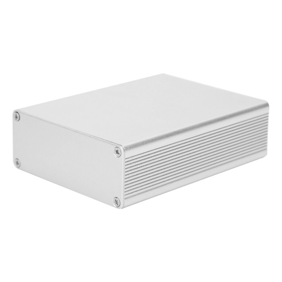 Aluminum Project Box 29X74x100mm Matte Silver For Electronics Diy 6941363981909