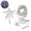 (white) Christmas Tree Cascading Twinkle Lights 8 Modes Adjustable Timer Function Waterproof Easy to Install Cascading Tree Twinkle Fairy Lights 1
