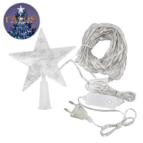 (white) Christmas Tree Cascading Twinkle Lights 8 Modes Adjustable Timer Function Waterproof Easy to Install Cascading Tree Twinkle Fairy Lights