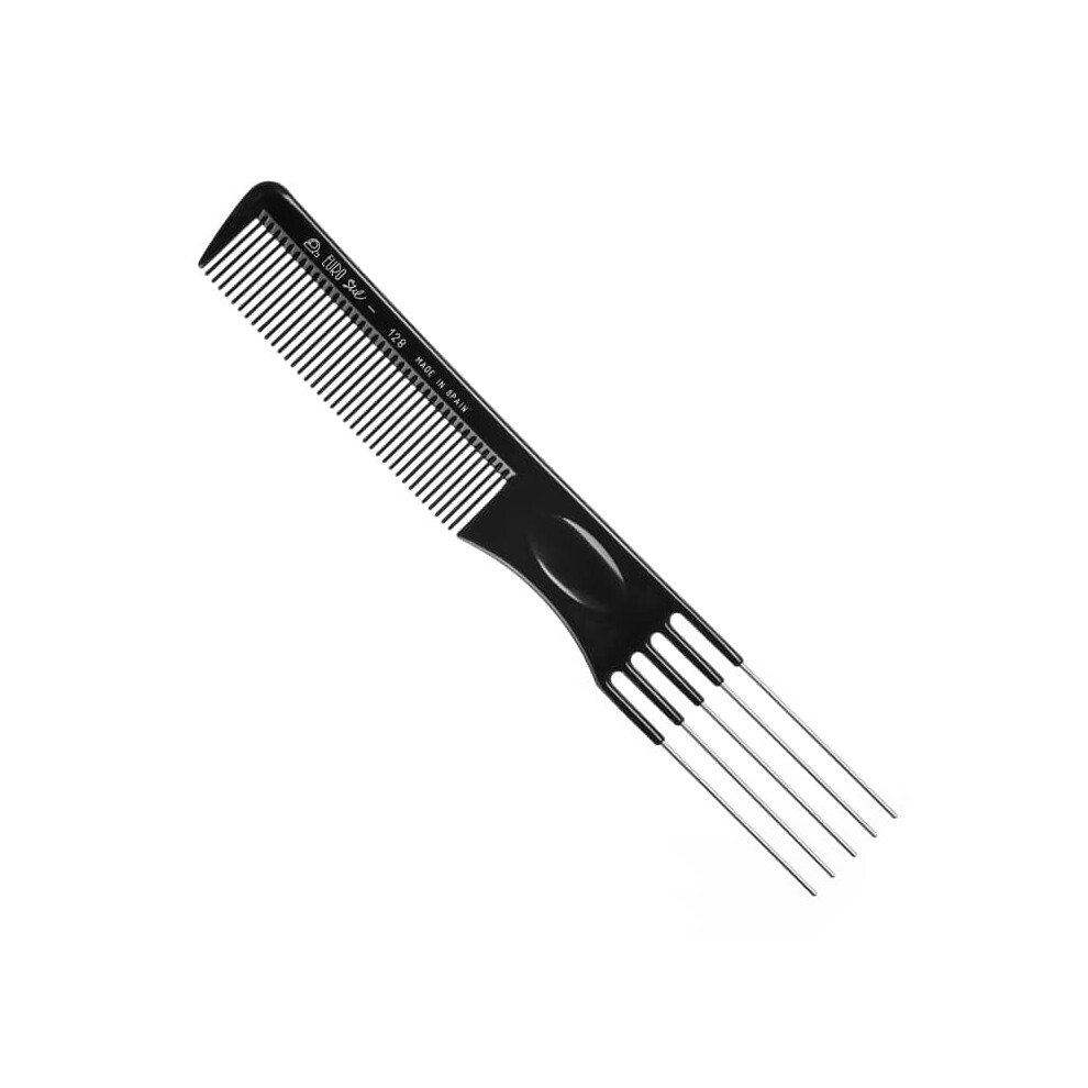 Eurostil Unisex Not,Specified Hairdresser's Comb 5 Metal Teeth 19.5 Cm