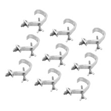 9pcs HeavyDuty Aluminum Light Clamp Hooks For Truss Tube Compatible Projectors Moving Head Indoor Outdoor