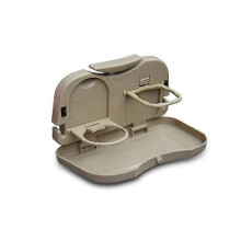 Car Rear Seat Cup Holder Folding Table Jar Cup Tray Holder Foldable Car Rear Seat Table