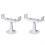 Adjustable floor brackets for radiators, 2pcs aluminum radiator feet 1