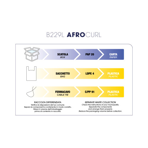 B229L , Labor , Afro Curl , Lockenstab , Durchmesser 9 Mm 1