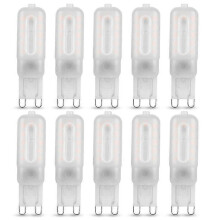 (A) 10pcs G9 Led Lamp 5w Cold White 6000k 220v Replaces Halogen Lamps Not Dimmable
