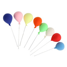 Australisches Puppenhaus-Dekor 8 Stück Harzballons für Gartenszene Maßstab 1:12