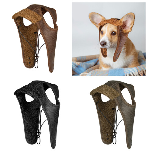 Lovely Cat Bomber Hat Earflaps Adjustable Headwear-Black M 2