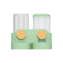 Cat Feeder Cat Automatic Feeder And Water Cage Mount Cat-Green